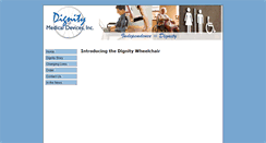 Desktop Screenshot of dignitymedicaldevices.com